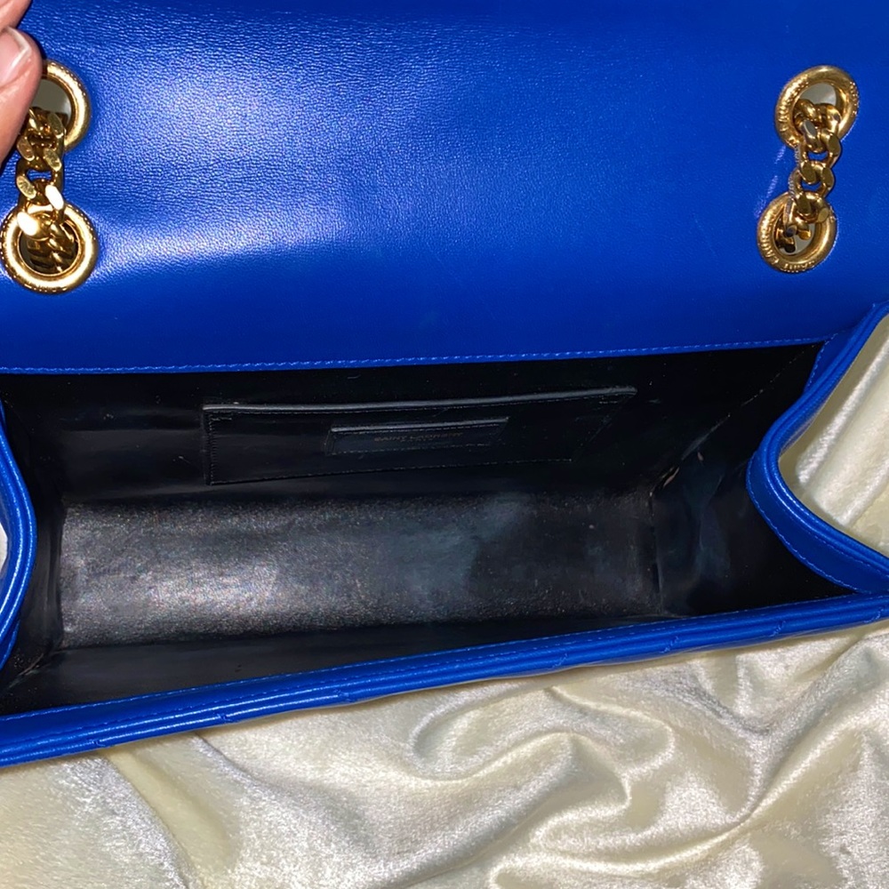 YSL classic monogram envelope bag Matelasse chevron leather bag - Picture 6 of 12